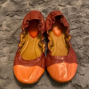 Juil cap-toe flats worn only a few times